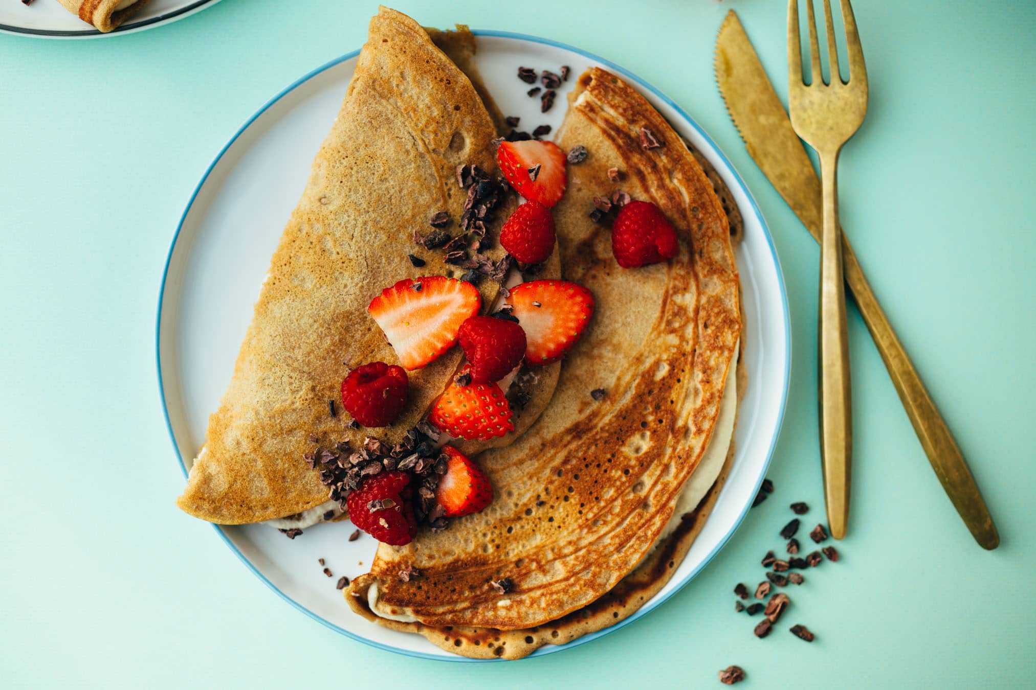 Buchweizen Pfannkuchen Mit Cashewcreme Vegane Vibes