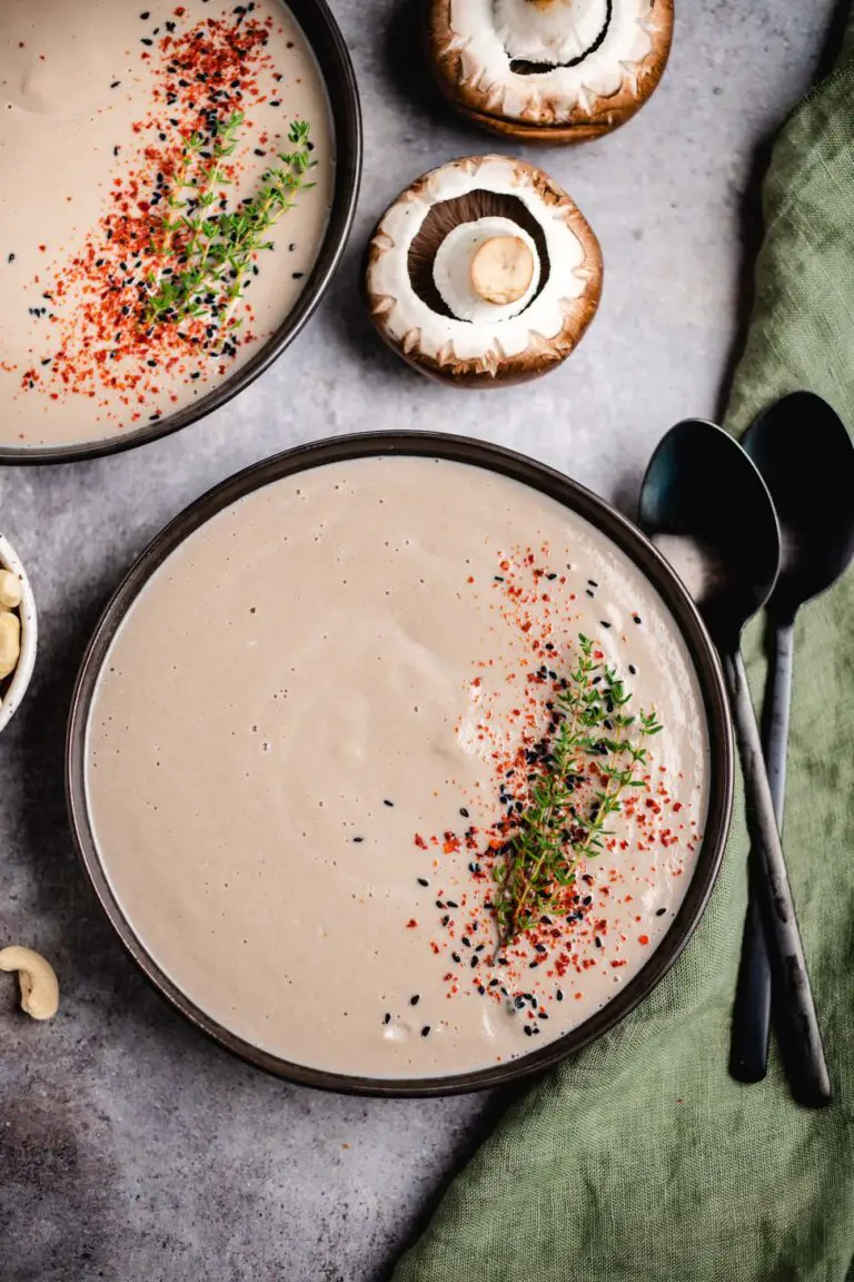 Cremige Vegane Pilzsuppe 30 Minuten Gf VEGANE VIBES