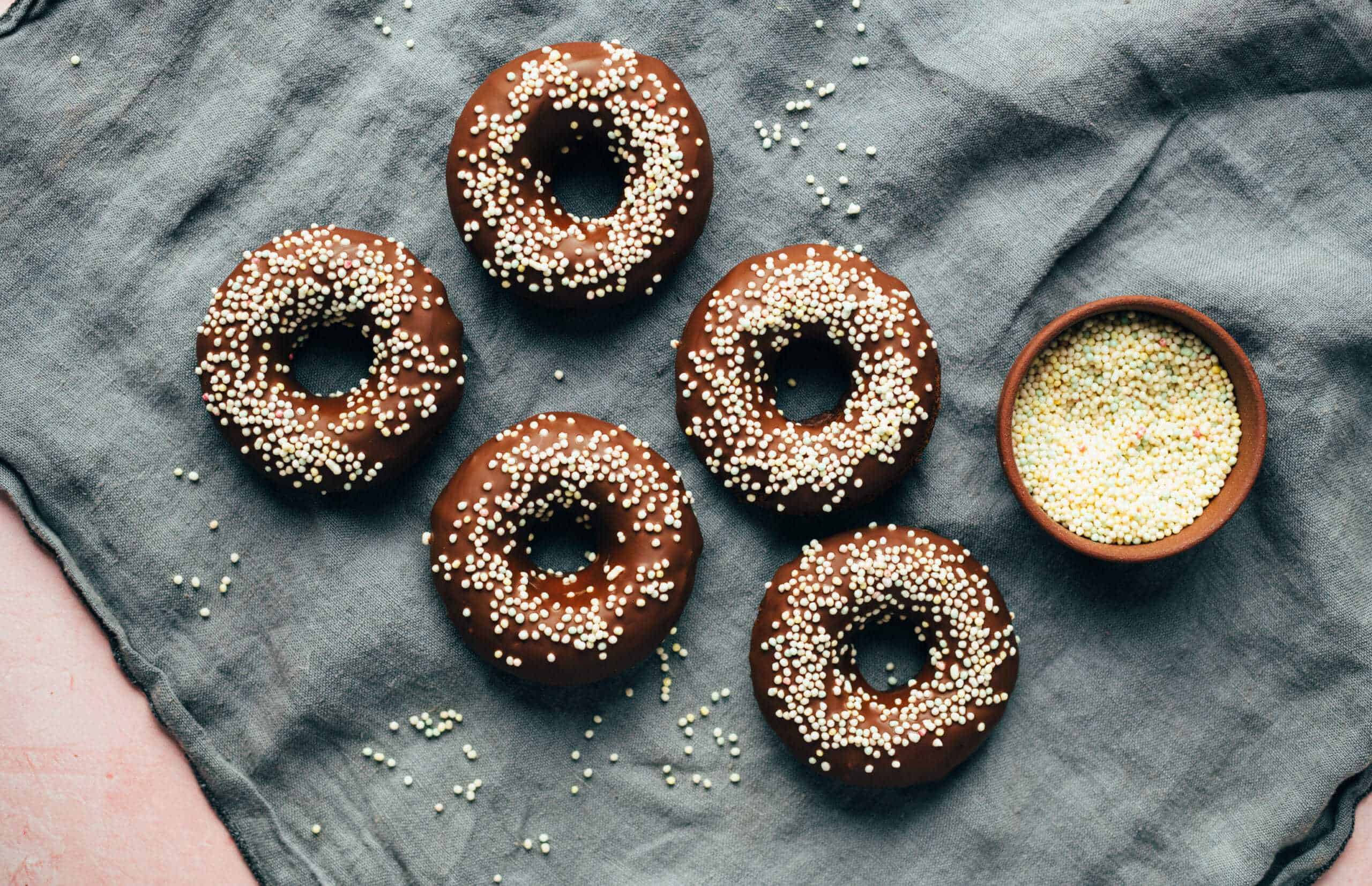 Vegane Schoko Donuts Rezept Vegane Vibes