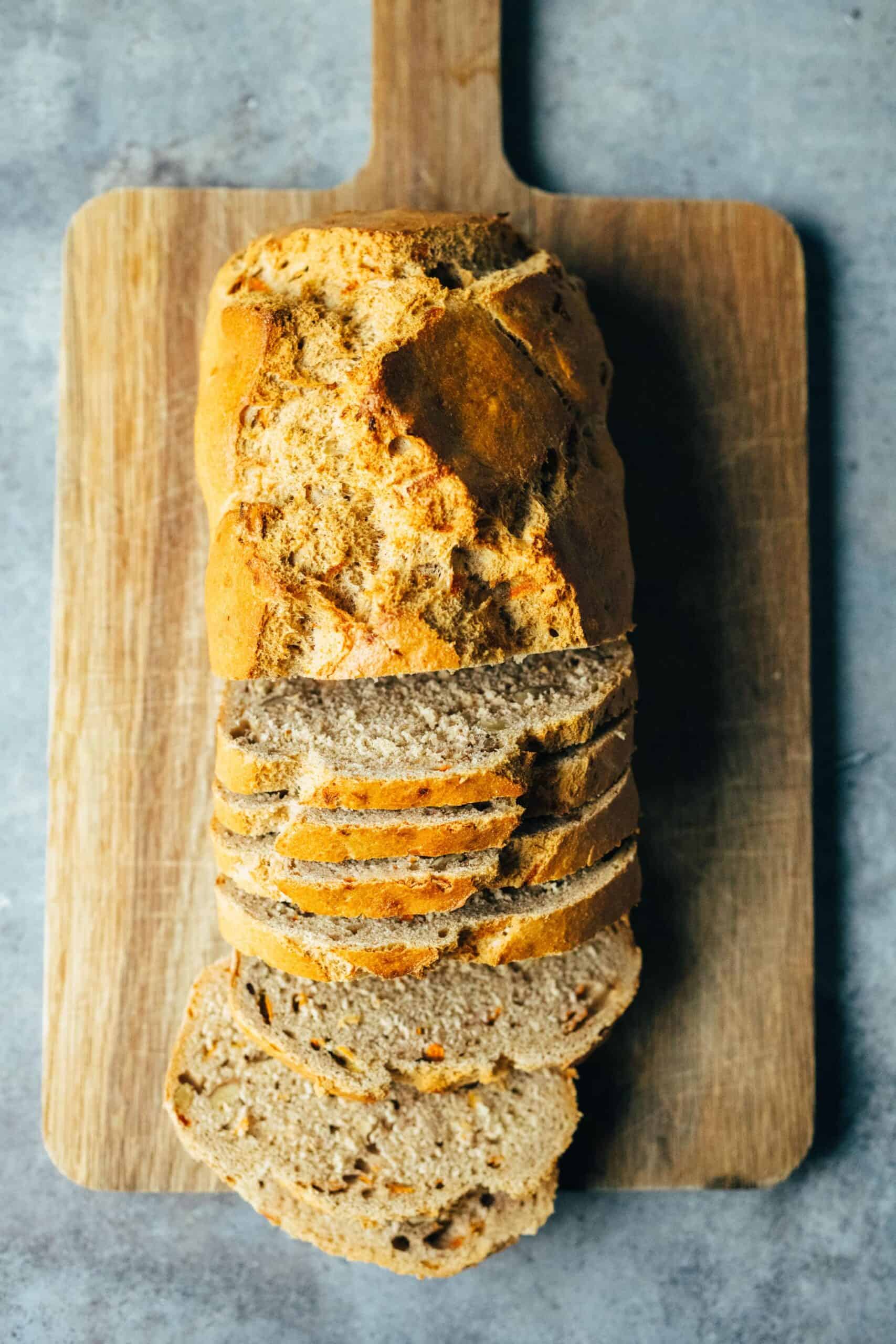 Karotten Walnuss Brot (vegan) — VEGANE VIBES