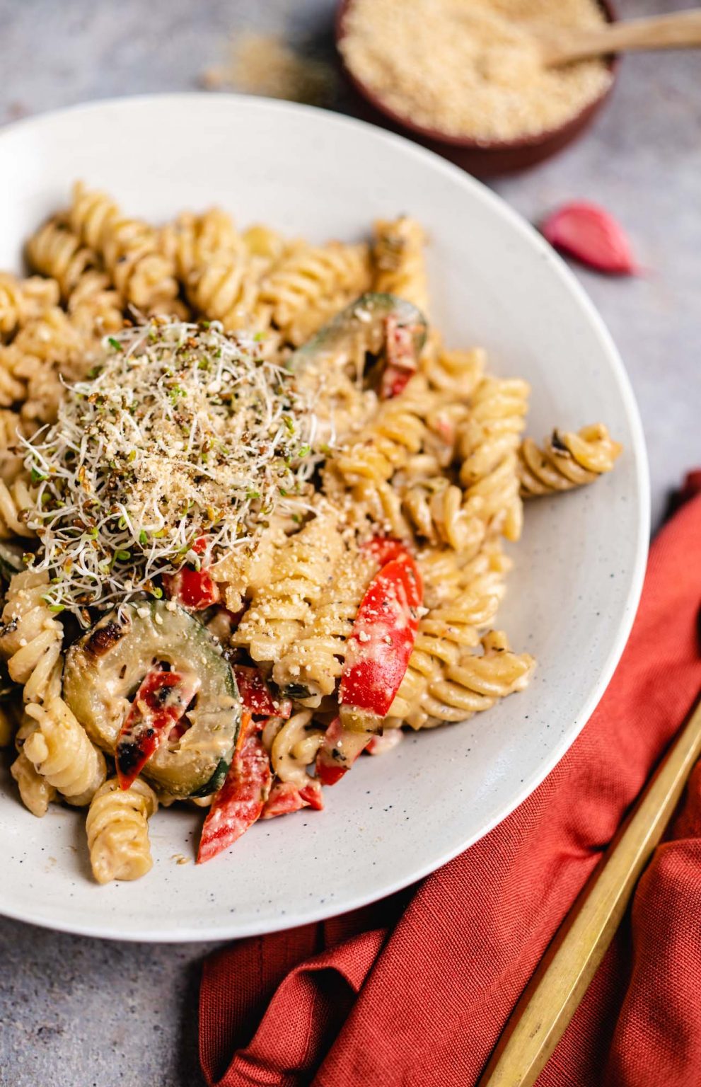 Vegane Pasta Mit Cremiger Sauce 30 Minuten — Vegane Vibes