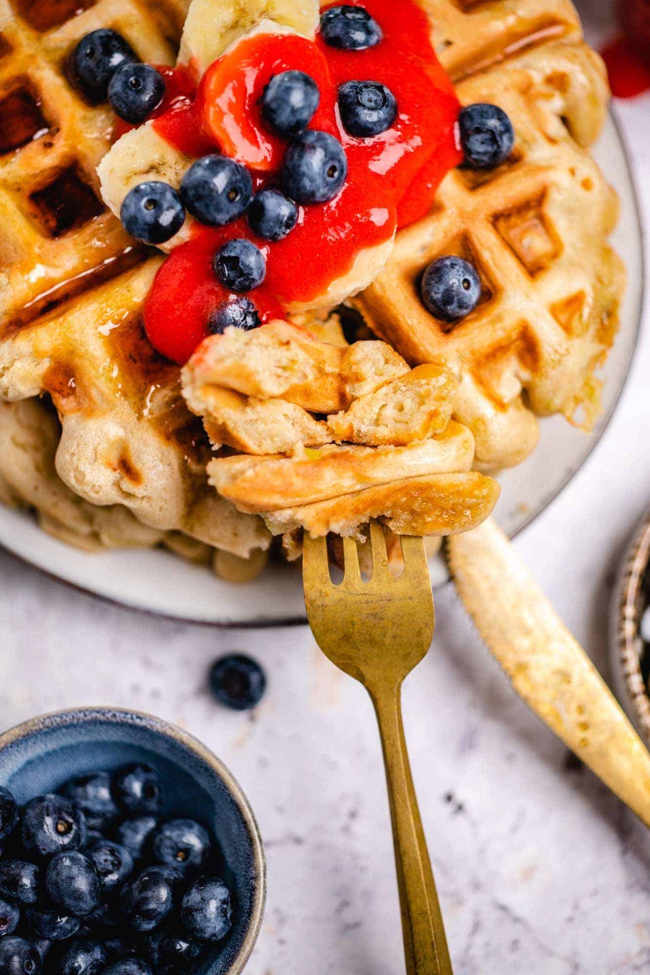 Vegane Waffeln 25 Minuten Vegane Vibes