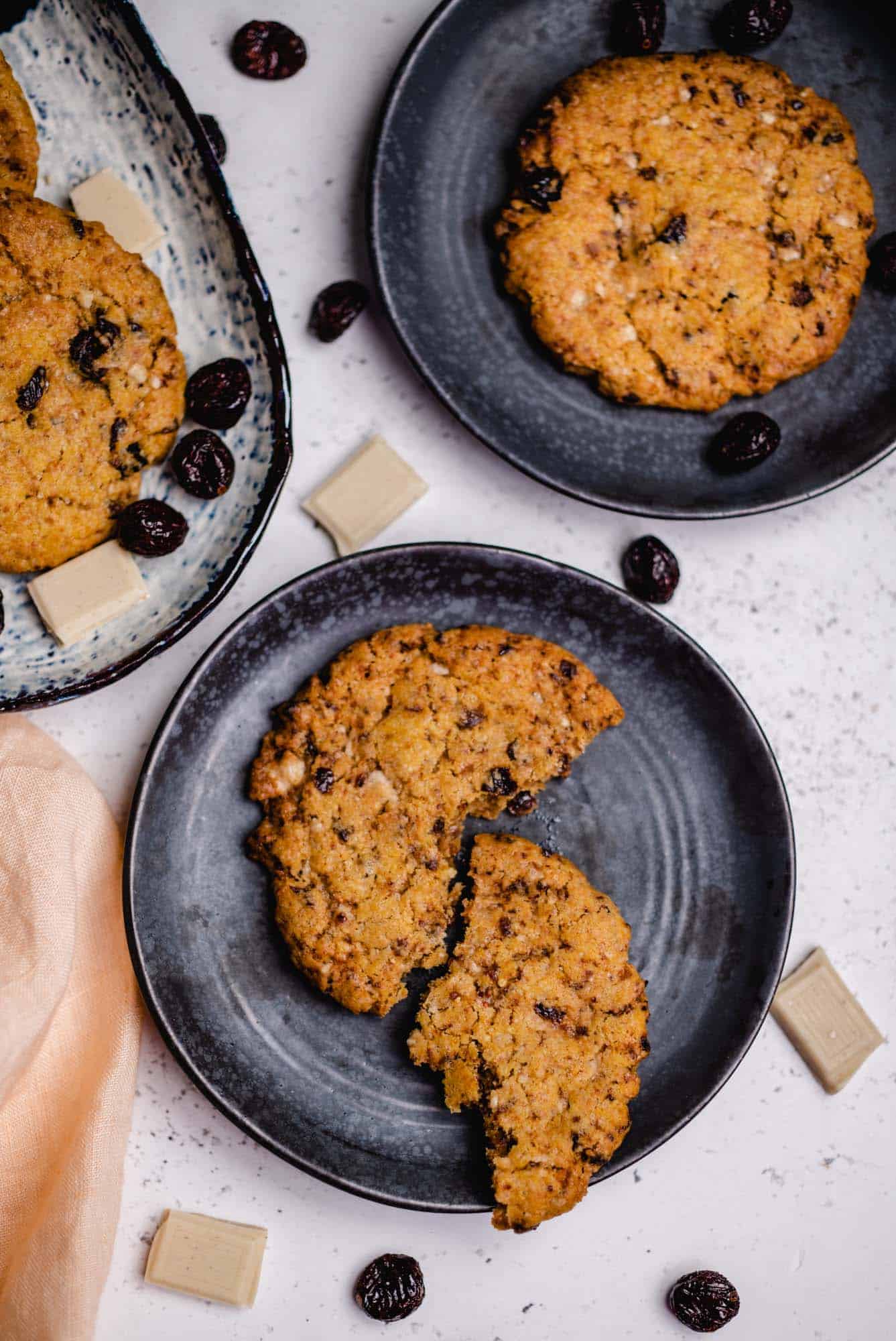 Cookies mit Cranberries und weißer Schokolade (25 Minuten) — VEGANE VIBES