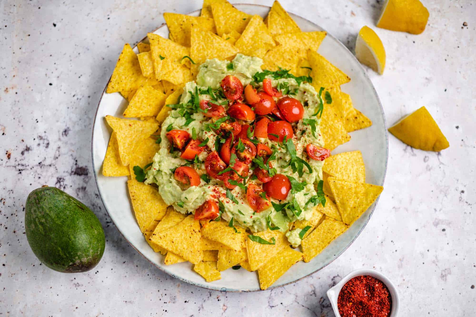 Nachos Mit Avocado Tomaten Salsa 15 Min — Vegane Vibes