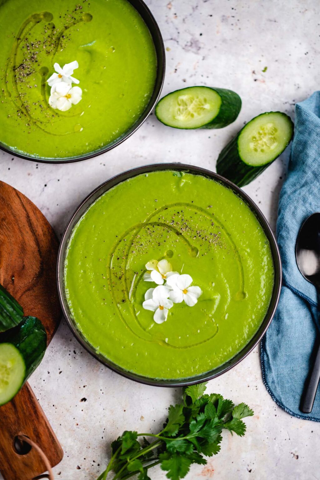 Veganes Gurken Gazpacho — VEGANE VIBES